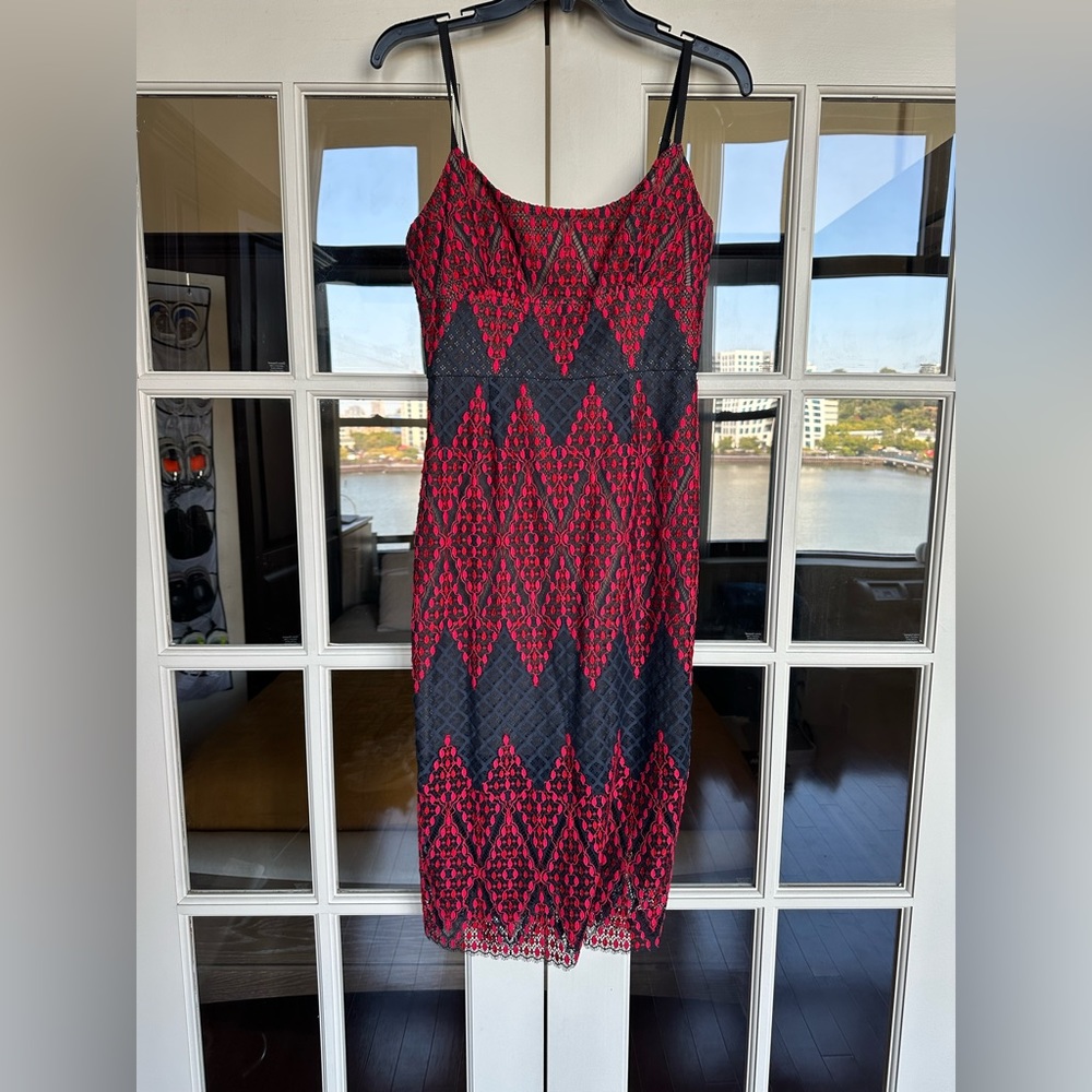 BNWT BCBGMaxazria Lace Midi Dress